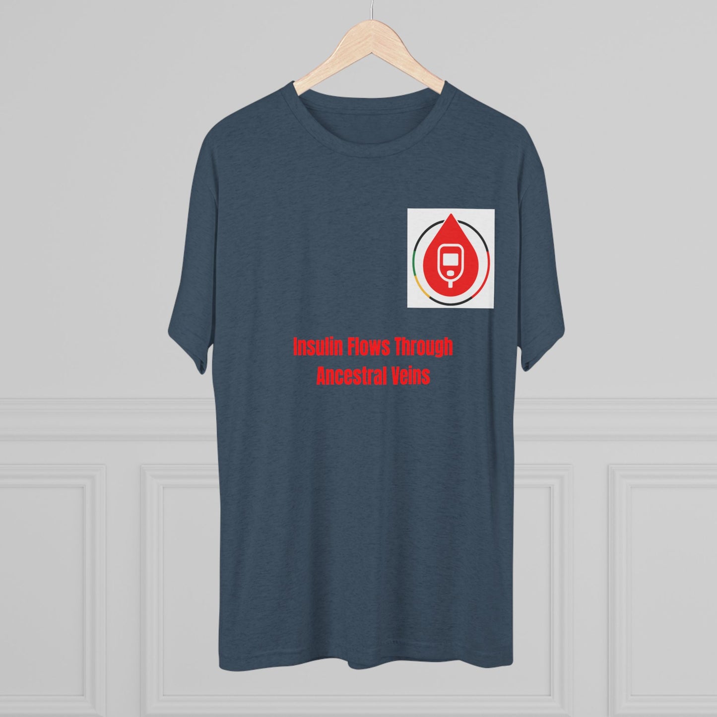 Diabetes Awareness Campaign T-shirts, Insulin's Lifeline, Sugar Management Crew Tee