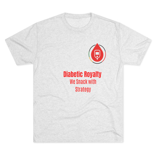 Regal Drops of Resilience, Sugar Management Crew Tee, Diabetes Management T-Shirt, Diabetes Awareness T-Shirt
