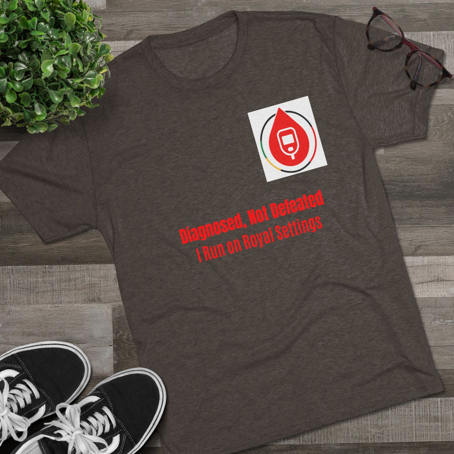 Diabetic Strength, Sugar Management Crew Tee, Diabetes Awareness, Diabetes Management