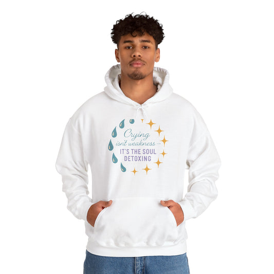 Soul Detoxing Hooded Sweatshirt | Cozy Unisex Pullover for Self-Care, Inspirational Gift, Perfect for Relaxation, Mindfulness, Recovery