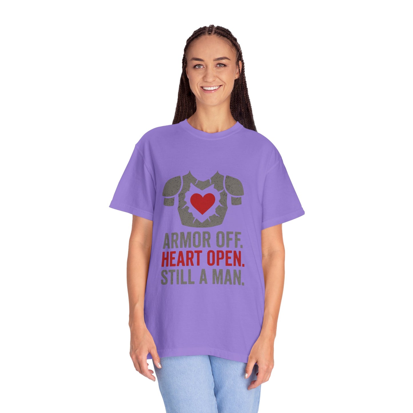 Heartfelt Armor Unisex T-shirt - Empowering Gift for Men, Casual Wear, Motivational Apparel, Heart Open Design, Thoughtful Shirt for [...]
