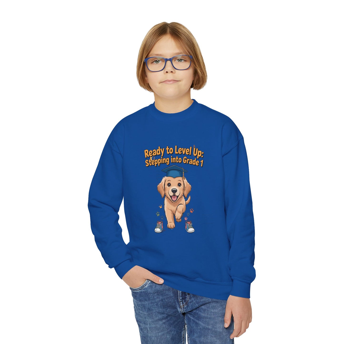 Paw Prints of Progress Sweatshirt for Back to School
