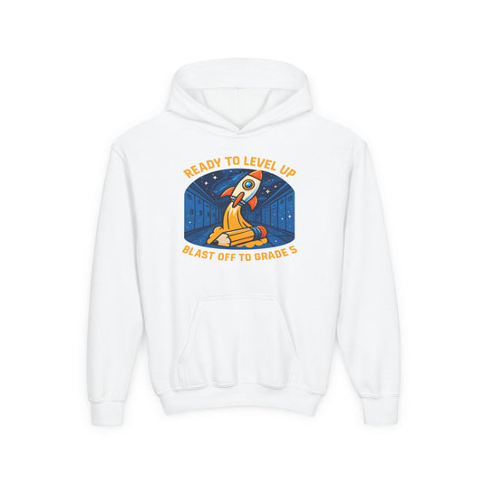 Rocket Launch Hoodie for Back to School, Cool Back to School Hoodie