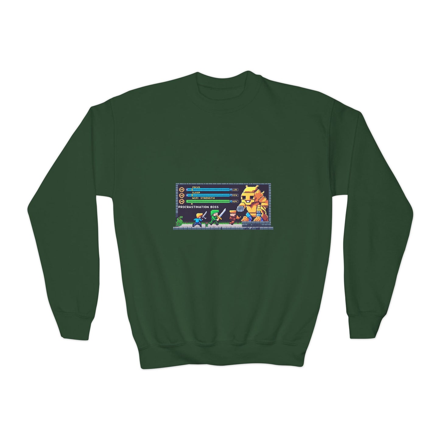 Youth Crewneck Sweatshirt with Fun Animal Design, Cozy Jumper for Kids, Perfect Gift for Birthdays, Holidays, & Everyday Wear