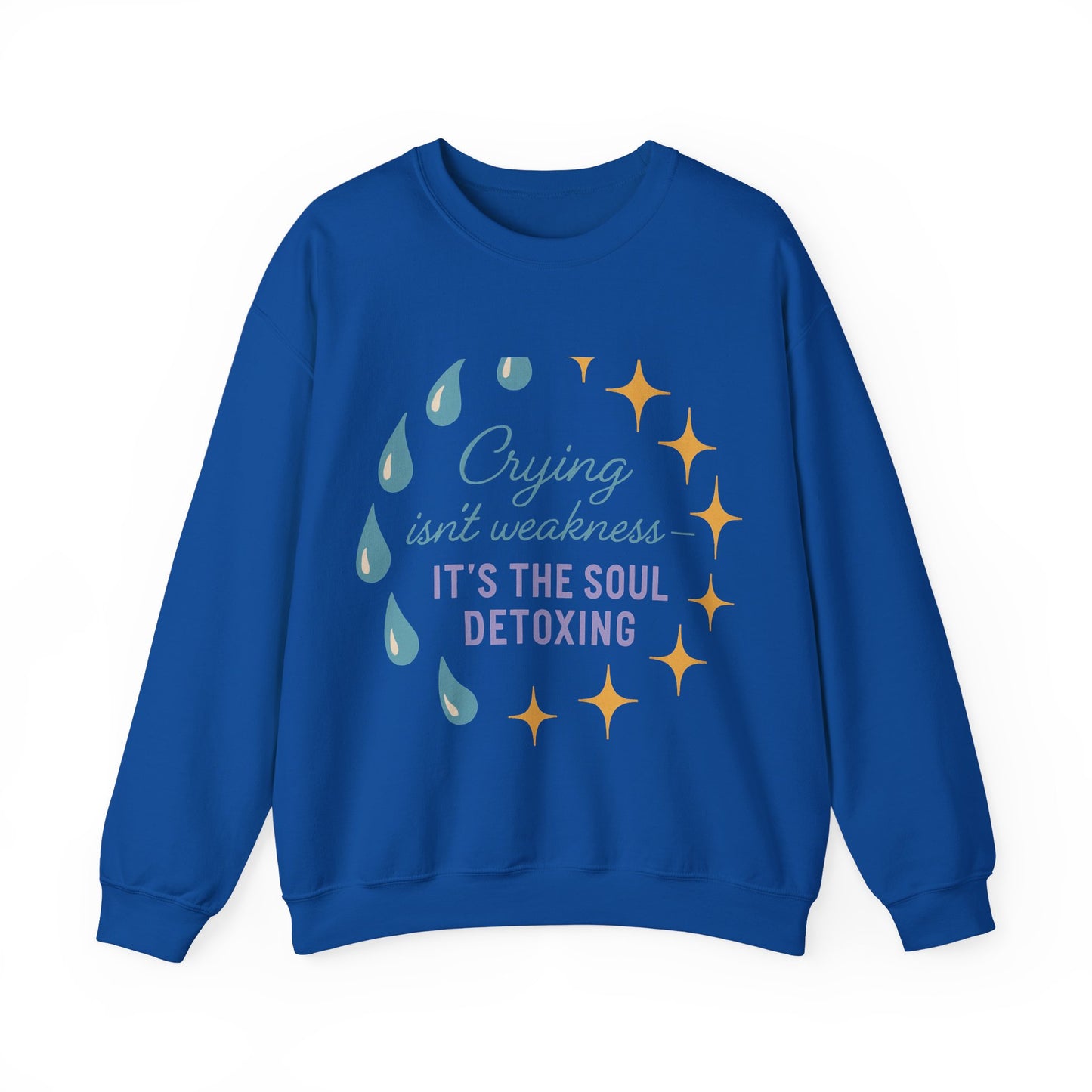 Soul Detoxing Unisex Crewneck Sweatshirt, Emotional Support Apparel, Comfort Gift, Inspirational Clothing, Cozy Layering Piece