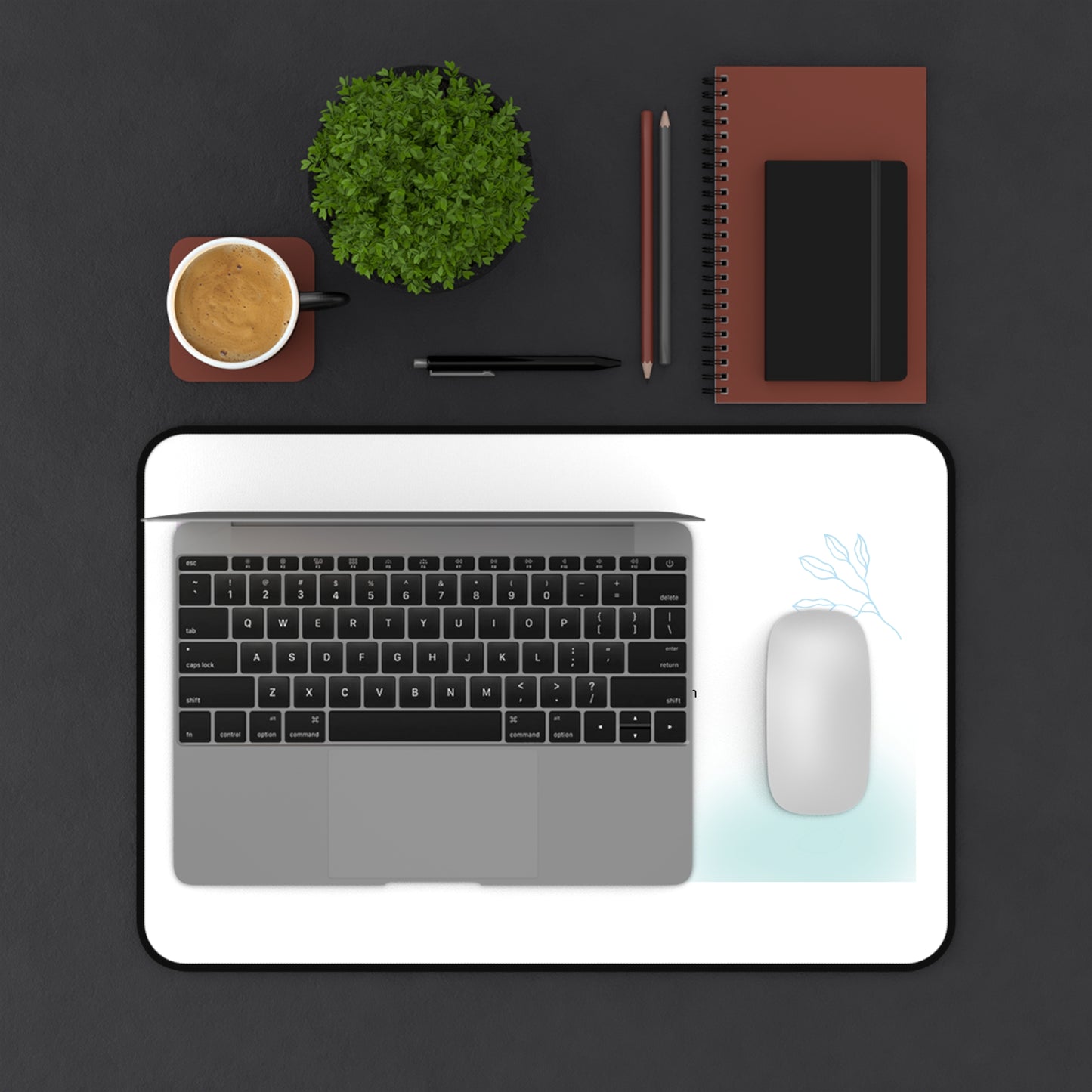 Gentle Reminder Desk Mat - Motivational Decoration for Home Office, Mindfulness Gift, Self-Care Desk Accessory