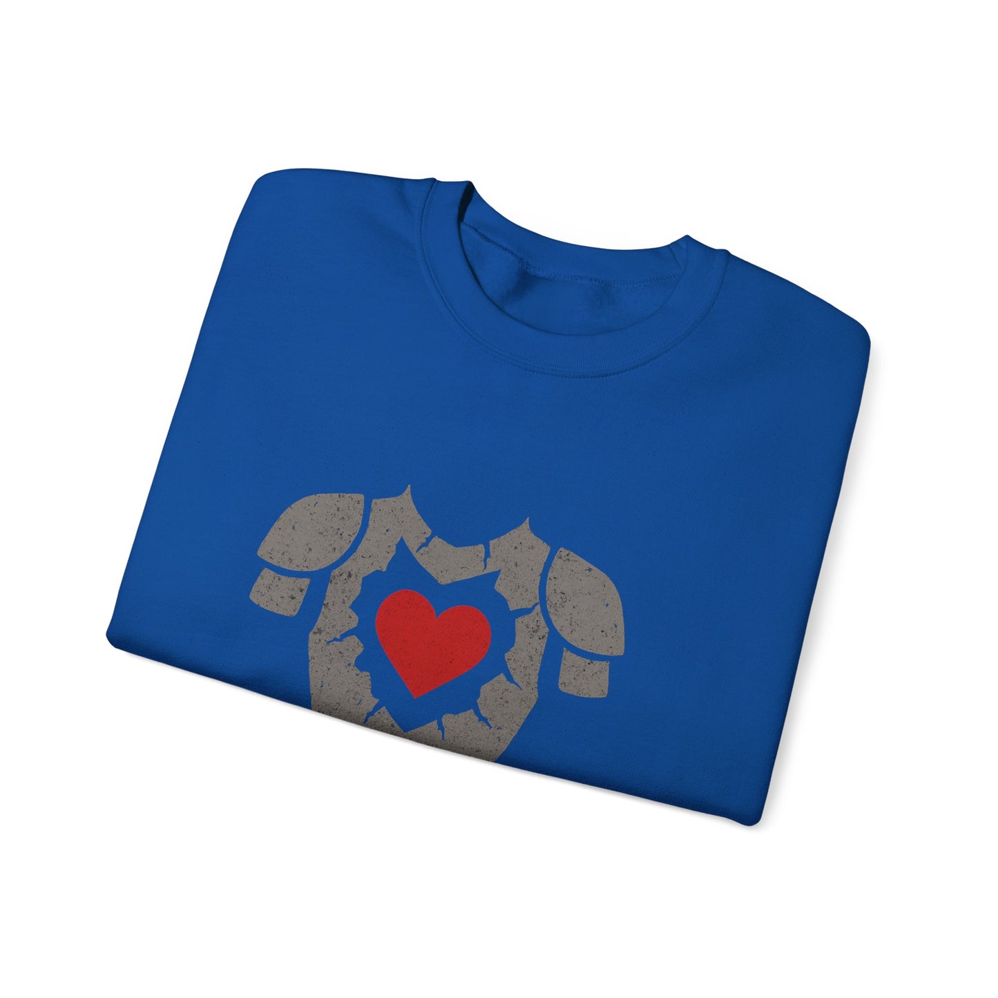 Heartfelt Armor Crewneck Sweatshirt | Cozy Unisex Sweatshirt for Men