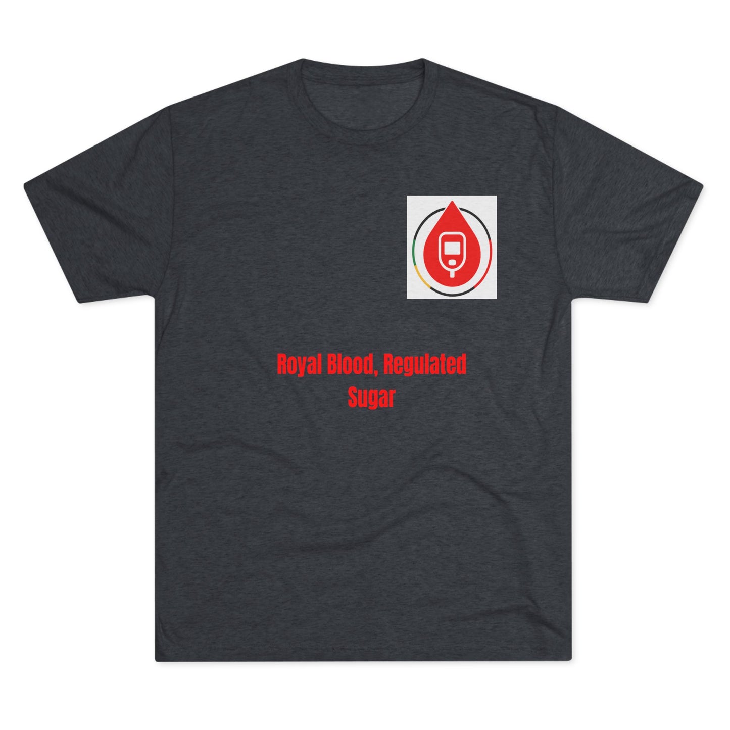 Diabetes Awareness Campaign T-shirts, Royal Blood Regulator, Sugar Management Crew Tee